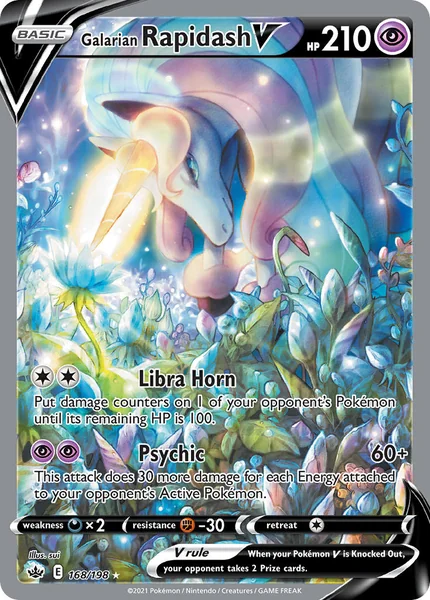 Galarian Rapidash V card image