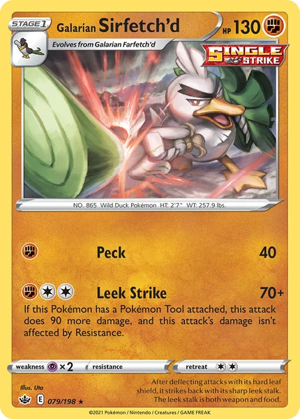 Galarian Sirfetch'd card image