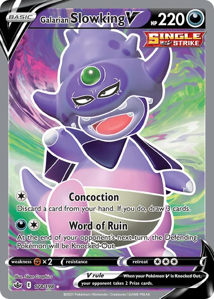Galarian Slowking V card image