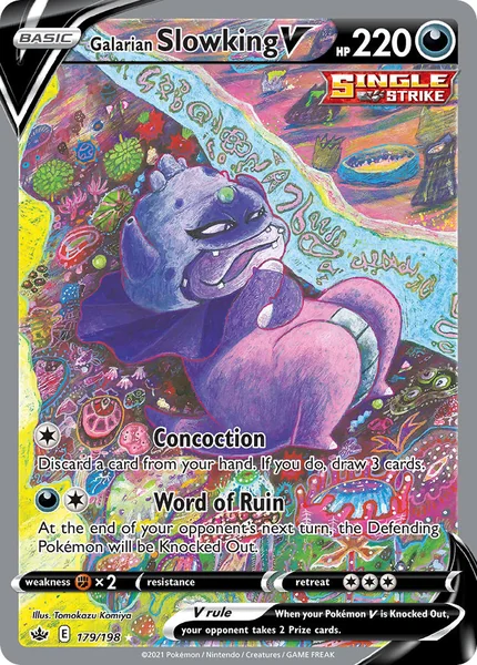 Galarian Slowking V card image