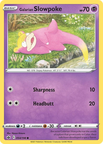 Galarian Slowpoke card image
