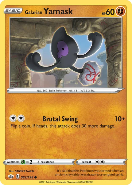 Galarian Yamask card image