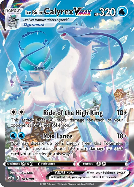 Ice Rider Calyrex VMAX card image