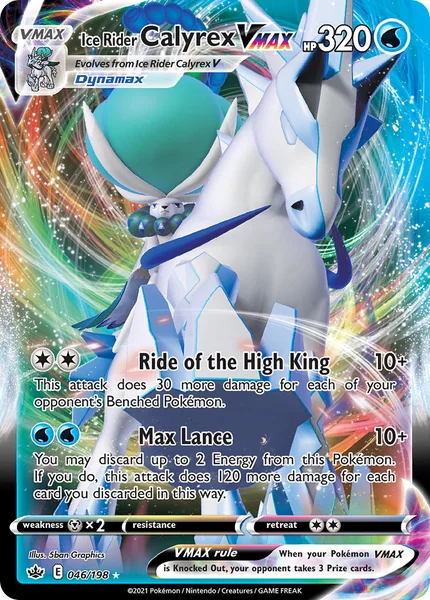 Ice Rider Calyrex VMAX card image