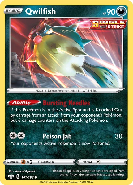 Qwilfish card image