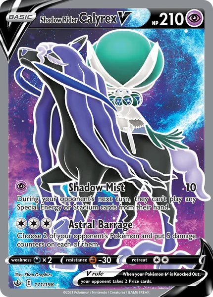 Shadow Rider Calyrex V card image