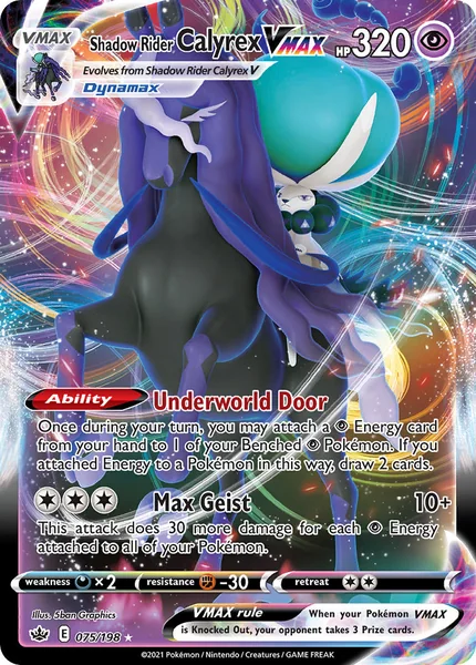 Shadow Rider Calyrex VMAX card image