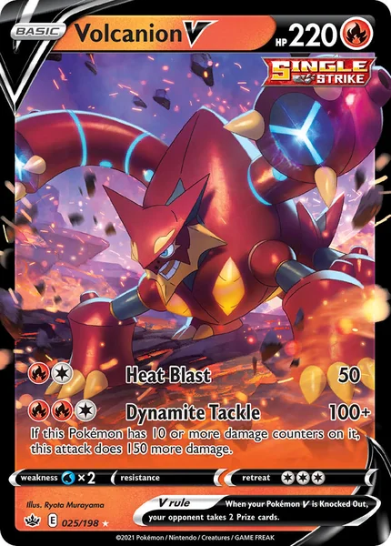 Volcanion V card image