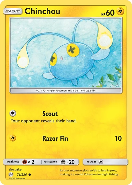 Chinchou card image