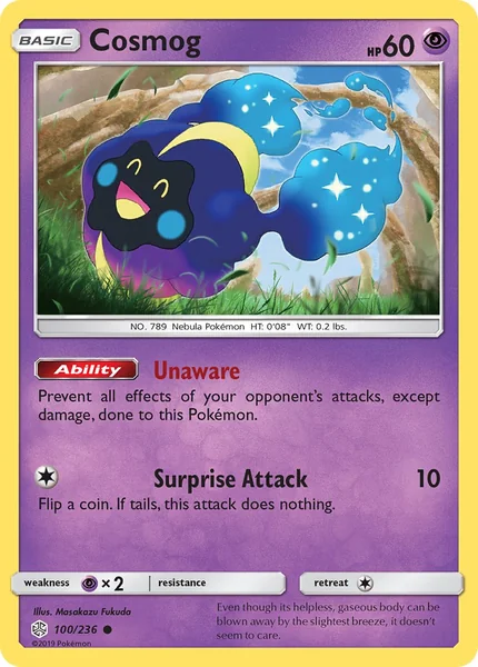 Cosmog card image