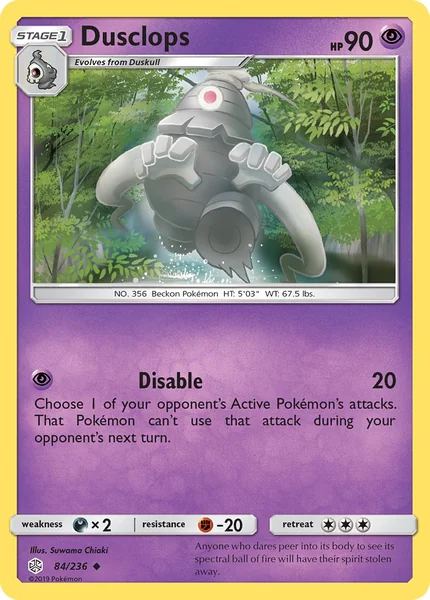 Dusclops card image