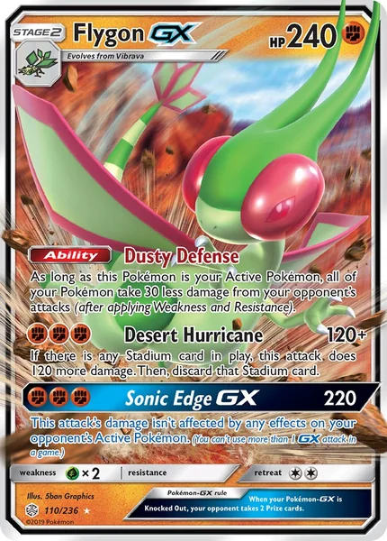 Flygon GX card image
