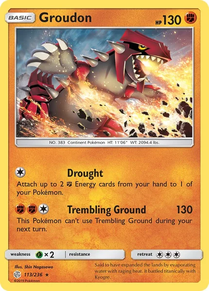 Groudon card image