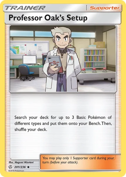 Professor Oak's Setup card image