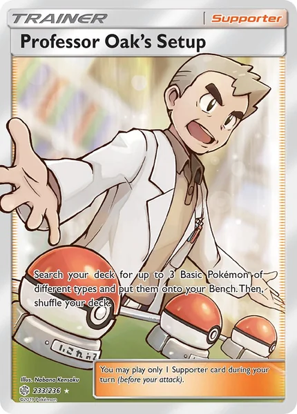 Professor Oak's Setup card image