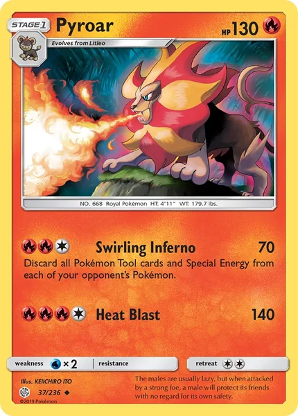 Pyroar card image