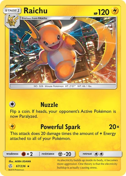 Raichu card image
