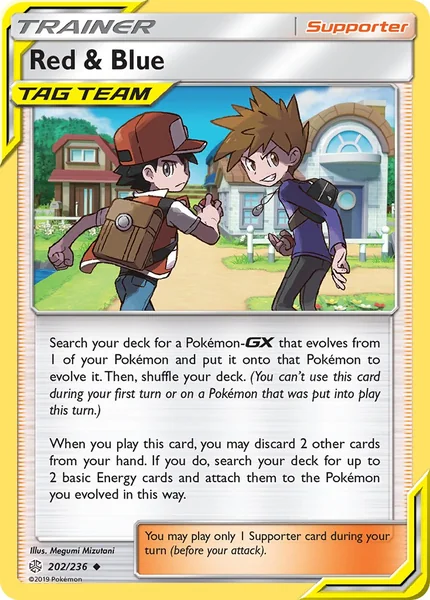 Red & Blue card image