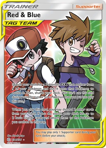 Red & Blue card image