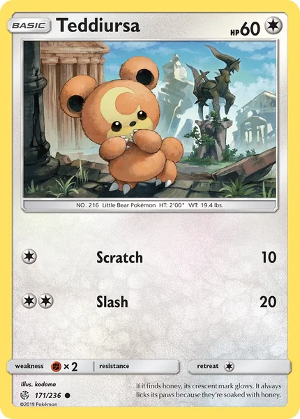 Teddiursa card image