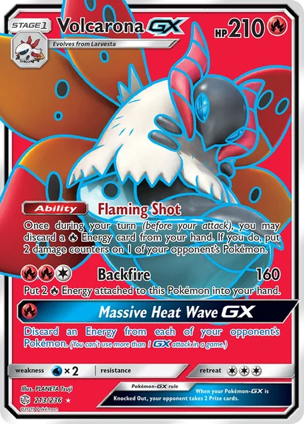 Volcarona GX card image