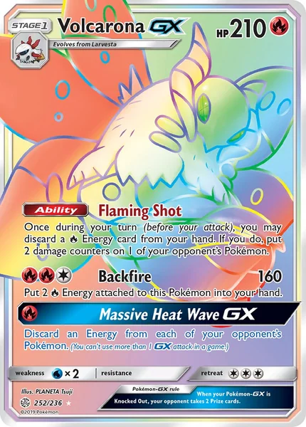 Volcarona GX card image