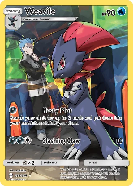 Weavile card image
