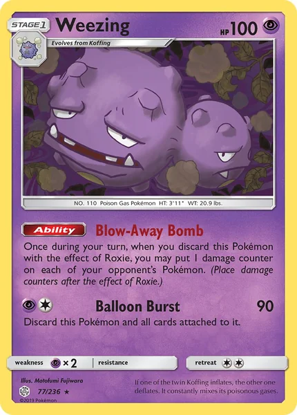 Weezing card image