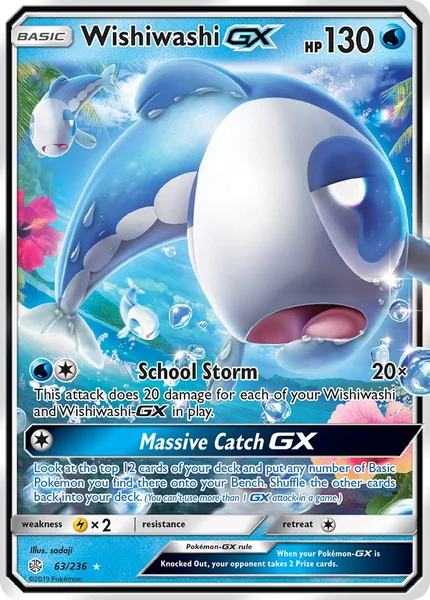 Wishiwashi GX card image