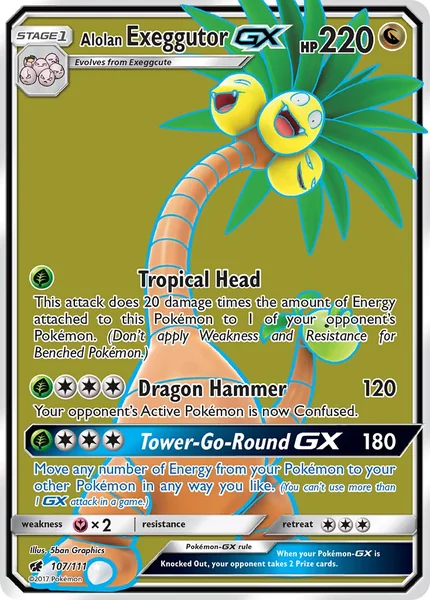 Alolan Exeggutor GX card image