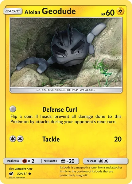 Alolan Geodude card image