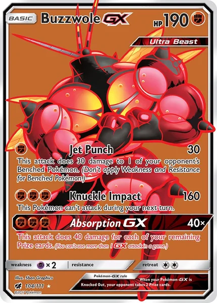 Buzzwole GX card image