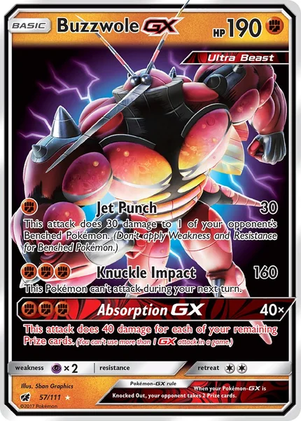 Buzzwole GX card image