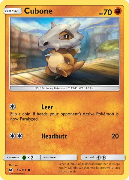 Cubone card image