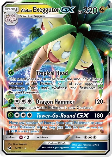 Exeggutor GX card image