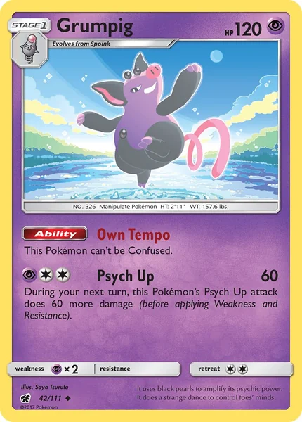 Grumpig card image