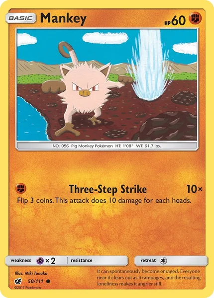 Mankey card image