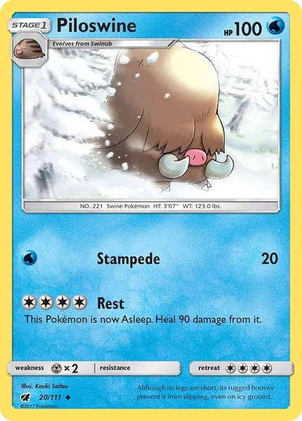 Piloswine card image