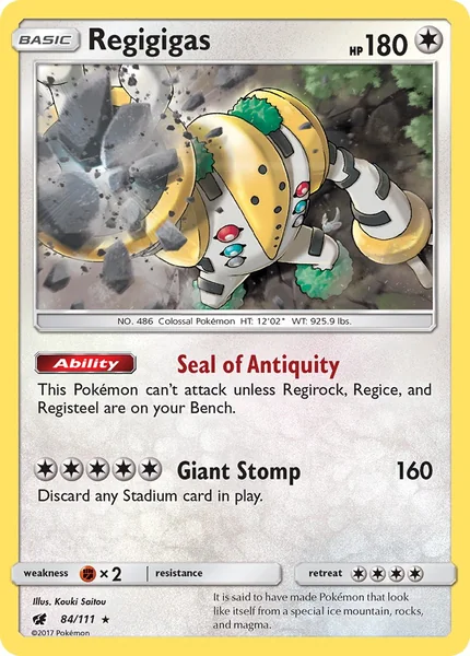Regigigas card image