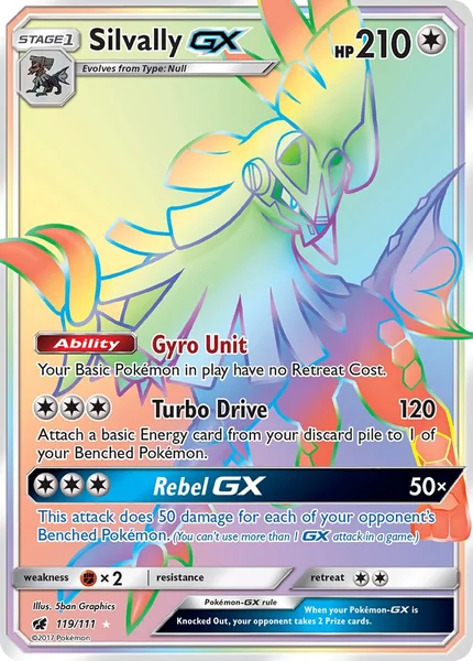 Silvally GX card image