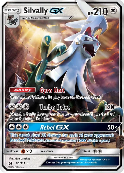 Silvally GX card image