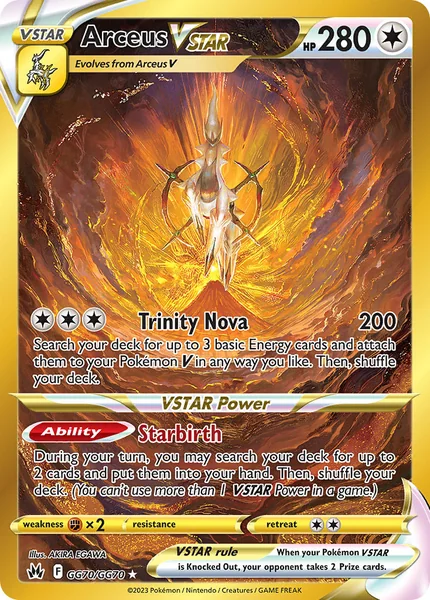 Arceus VSTAR card image