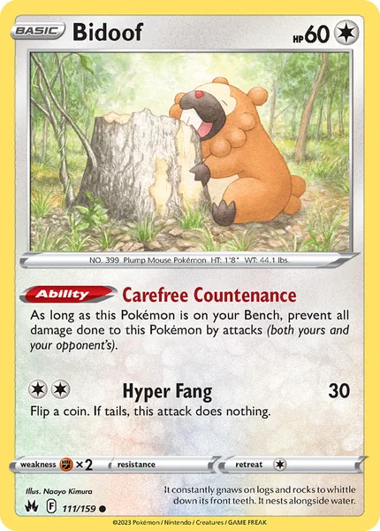 Bidoof card image