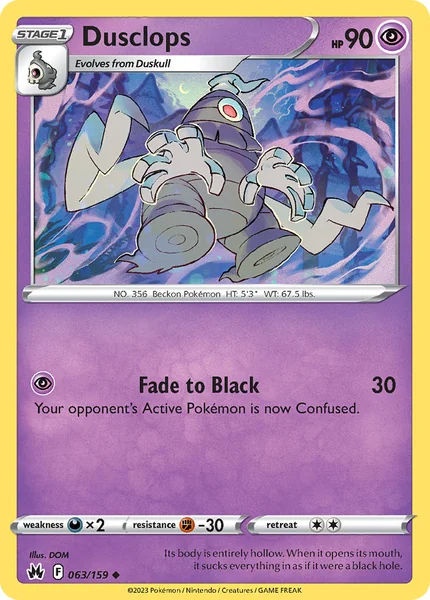 Dusclops card image
