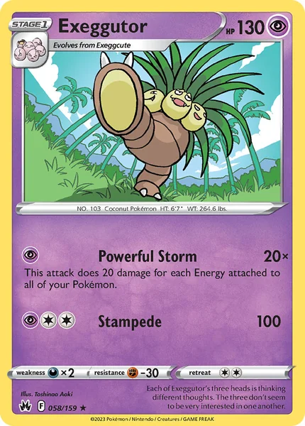 Exeggutor card image