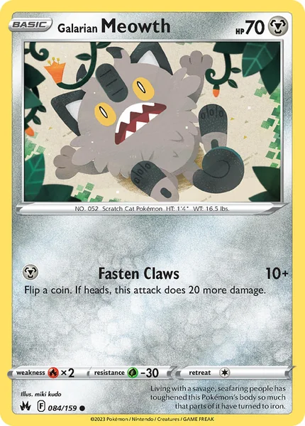 Galarian Meowth card image