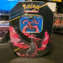 Galarian Moltres Tin card image