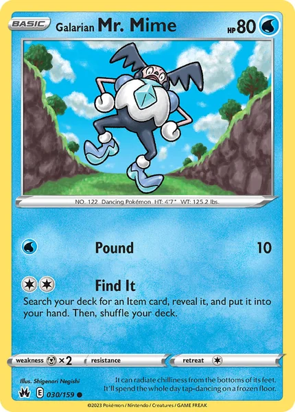 Galarian Mr. Mime card image