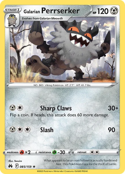 Galarian Perrserker card image