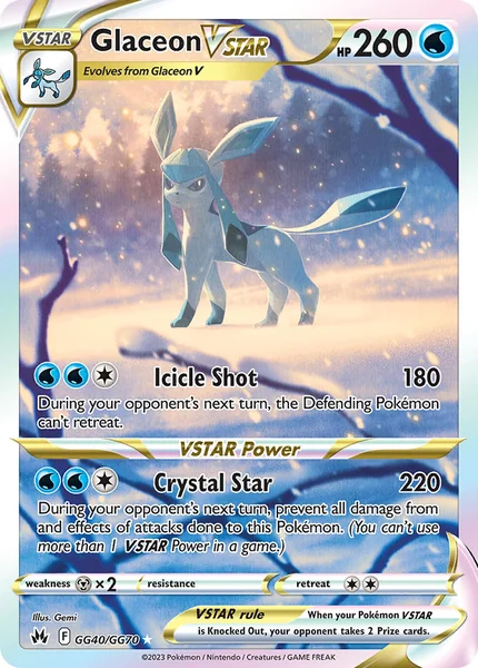 Glaceon VSTAR card image